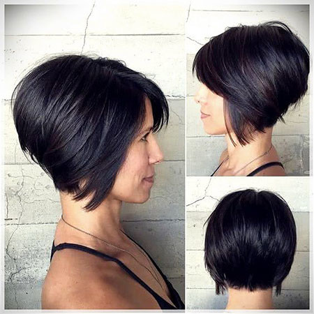 Black Inverted Bob