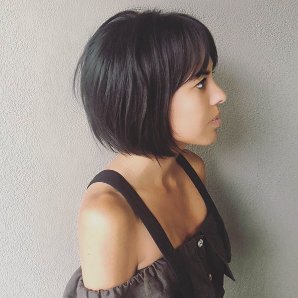 Brunette Bob Hairstyle