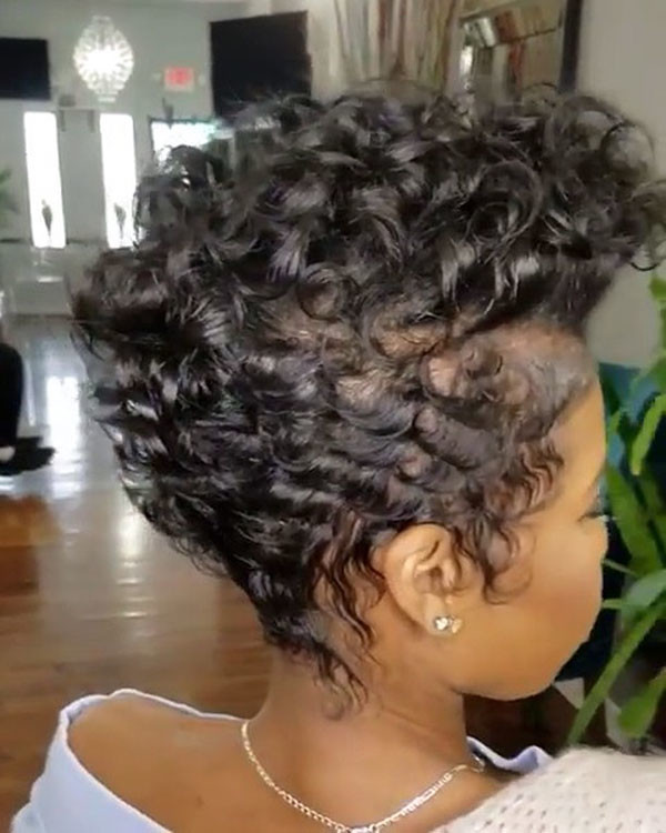 Curly Pixie Hair 1
