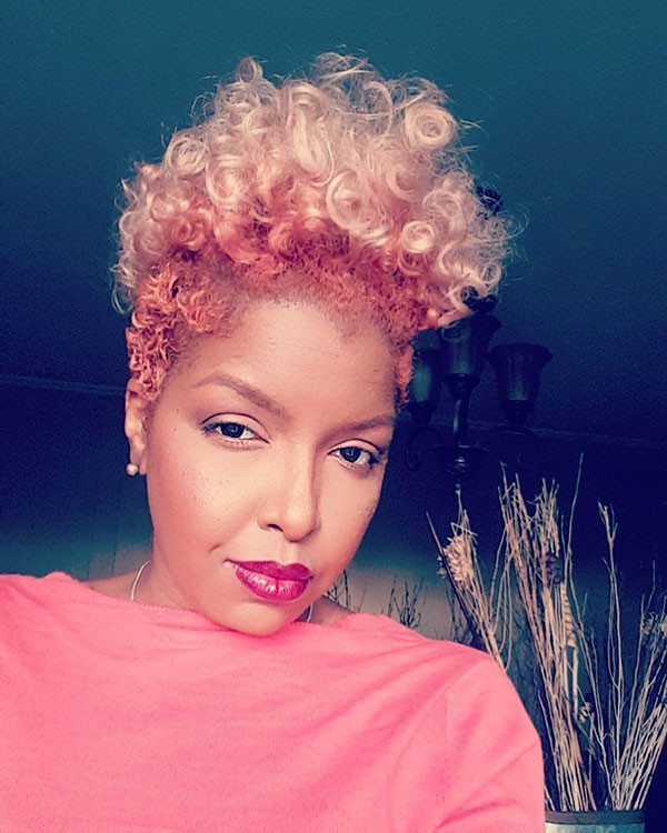 Cute Short Curly Hairstyle 1