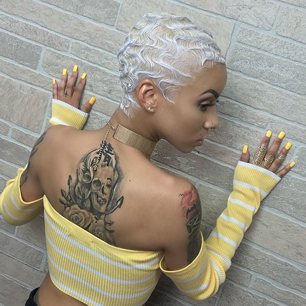 Finger Wave Hair Black Girl