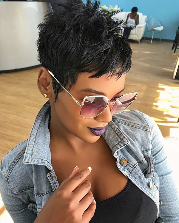 Layered Pixie Cuts