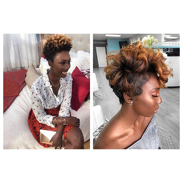 Natural Short Hairstyle
