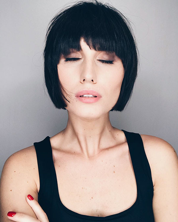 Razored Bob Haircut