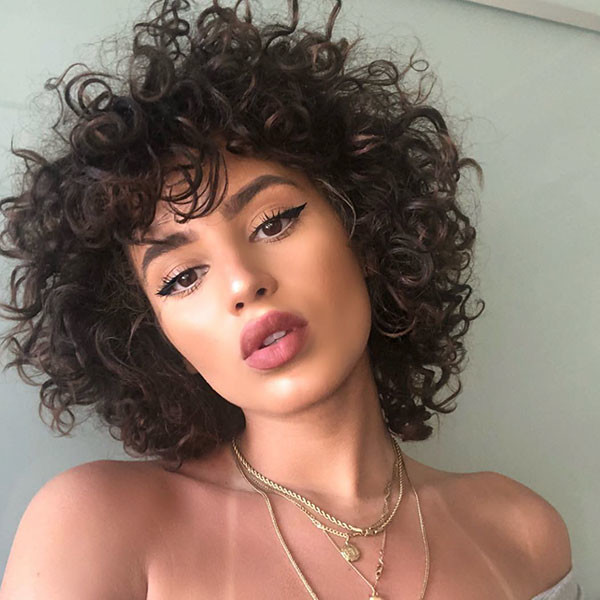 Short Messy Curly Hair