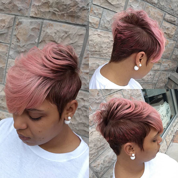 Short Pink Hair