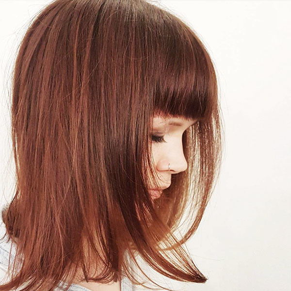 Short Straight Hairstyle