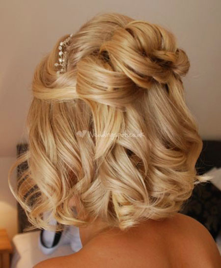 Wavy Wedding Hairstyle