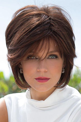 23 short layered hair with side bangs