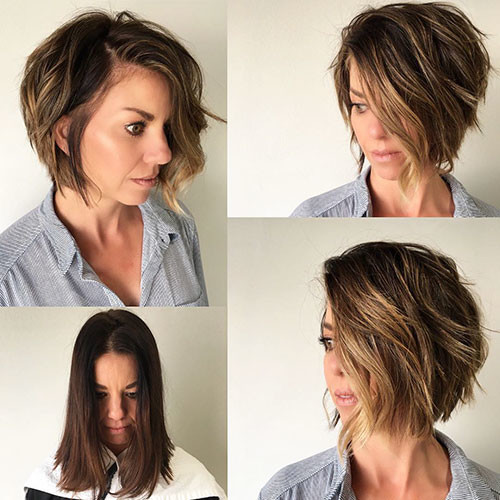 38 short bob haircuts with side bangs