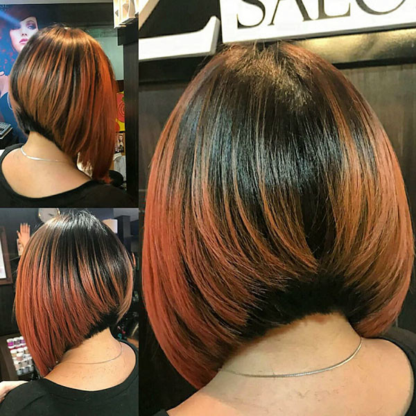 Angled Long Bob Hair