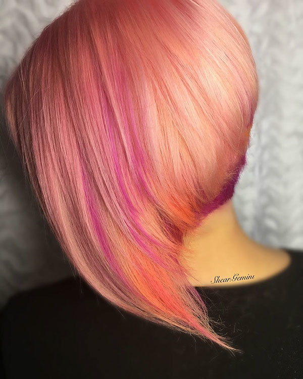 Asymmetrical Bob Hairstyle