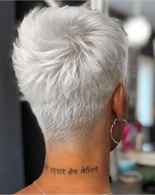 Back View of Short Haircut