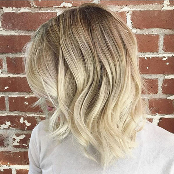 Balayage Blonde Bob