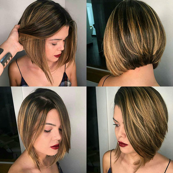 Blonde Balayage On Brunette Hair