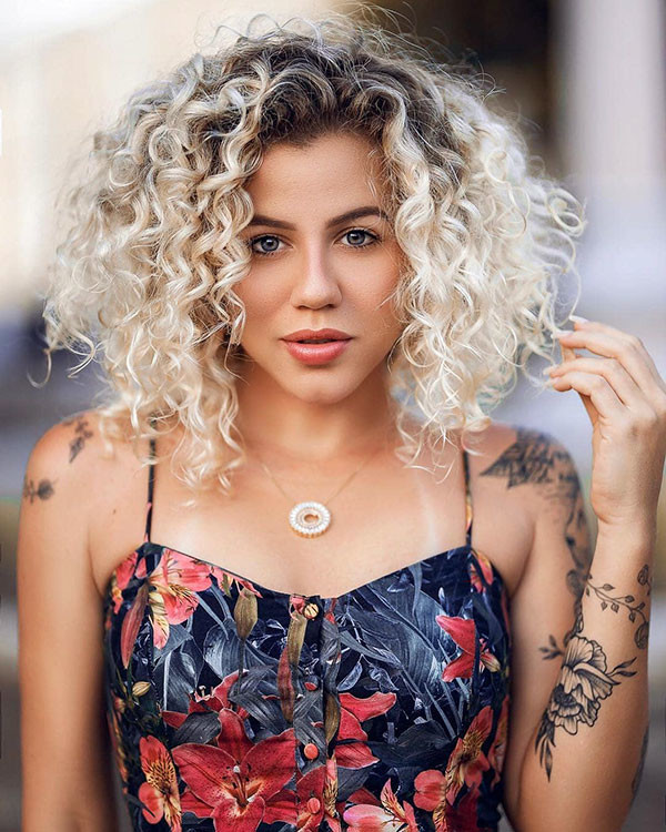 Blonde Bob with Dark Roots