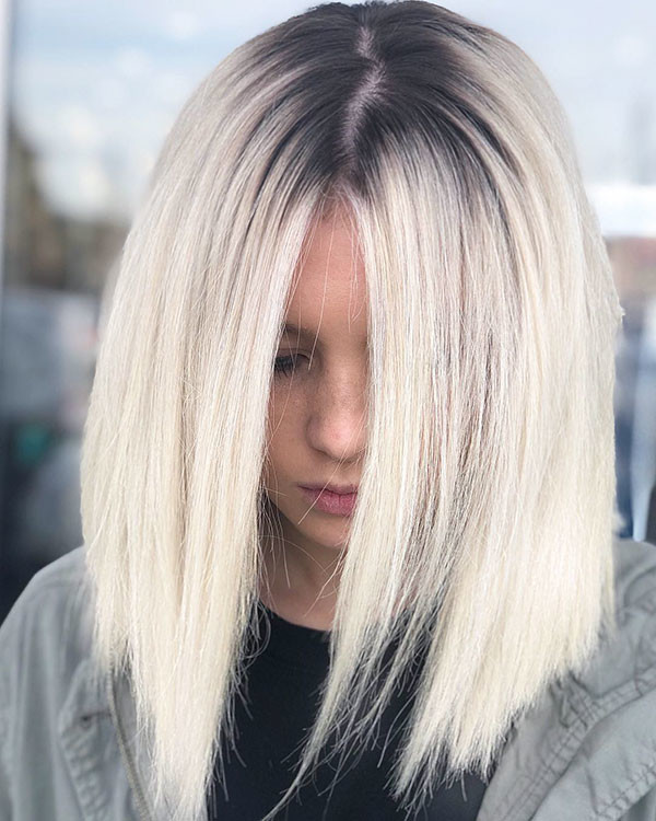 Blonde Hair and Dark Roots
