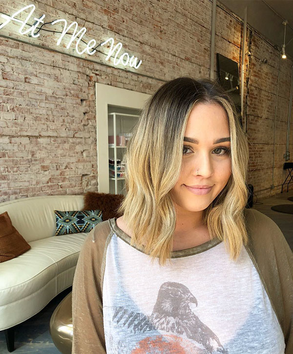 Blonde Long Bob Hair