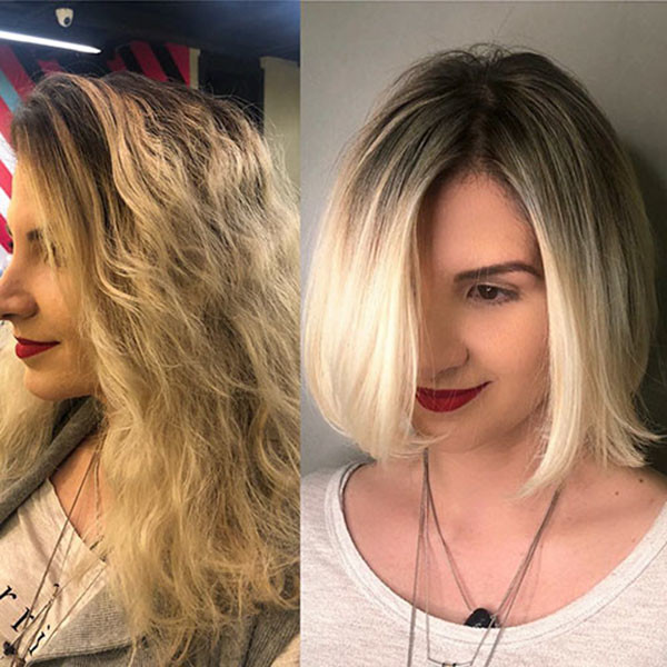 Blonde Ombre for Short Hair