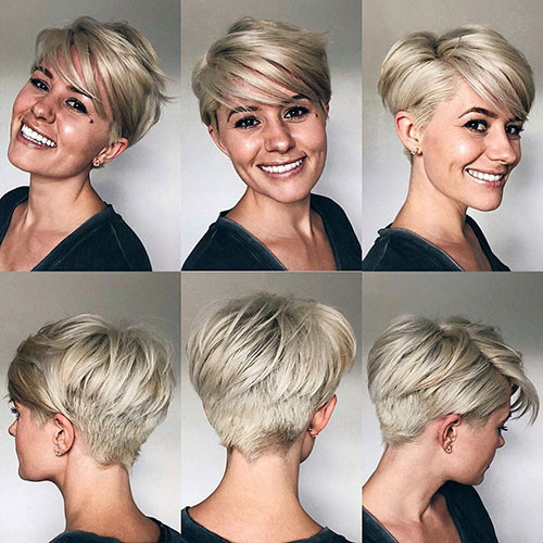 Blonde Pixie Cut 1