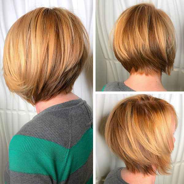 Blonde Short Bob Cut