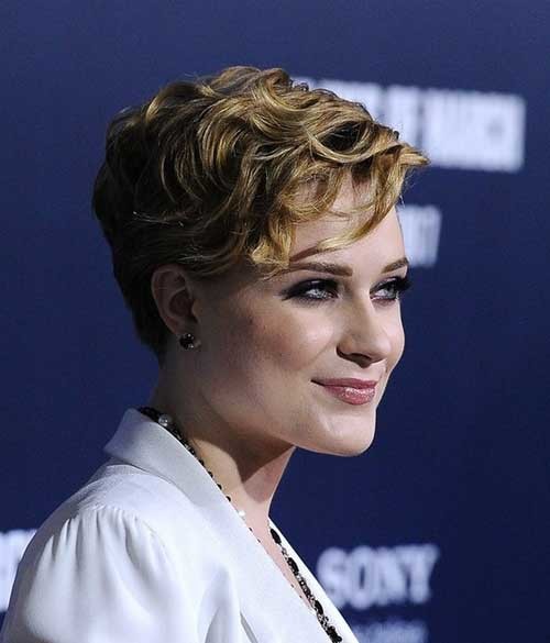 Celebrity Short Wavy Curly Hair