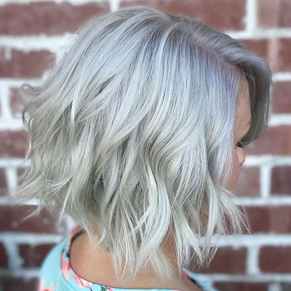 Choppy Blonde Bob