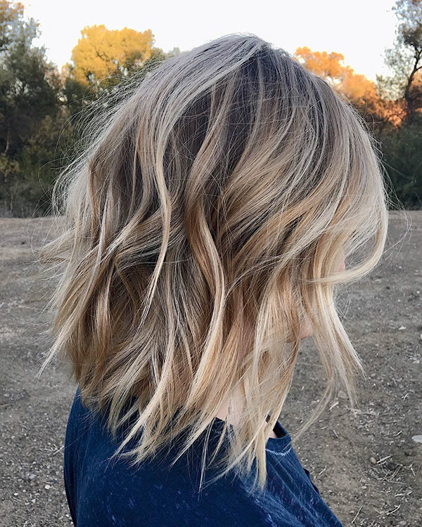 Choppy Long Bob