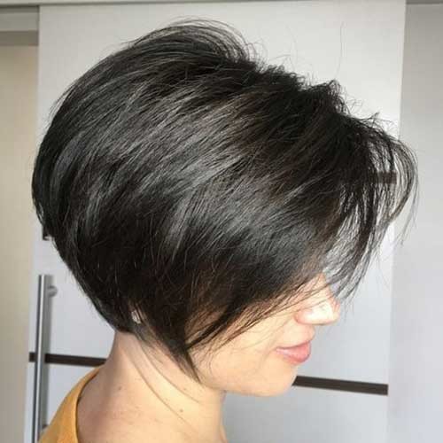 Classy Dark Brown Bob