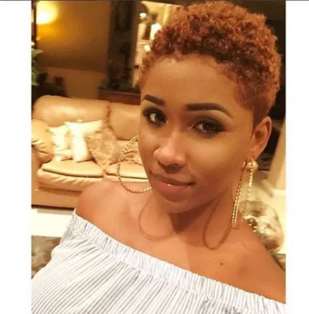 Colored Natural Hair