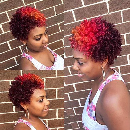 Colorful Curly Hair
