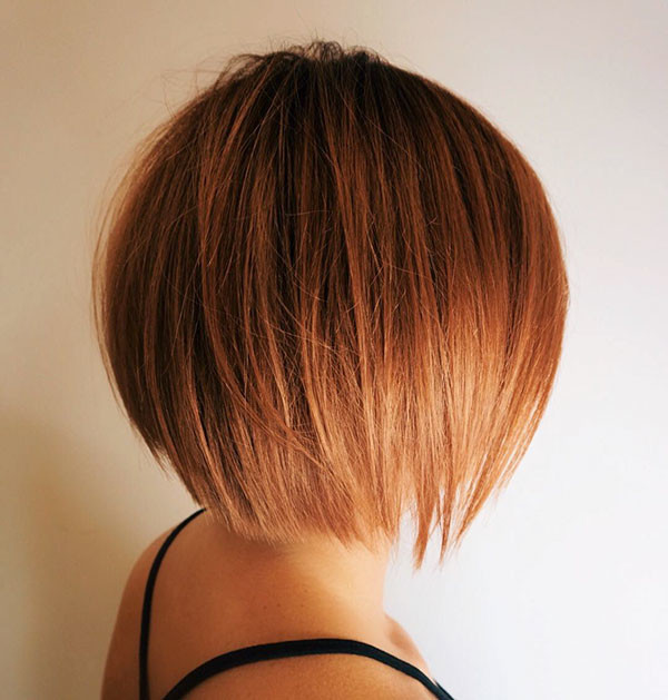 Copper Red Bob Hair
