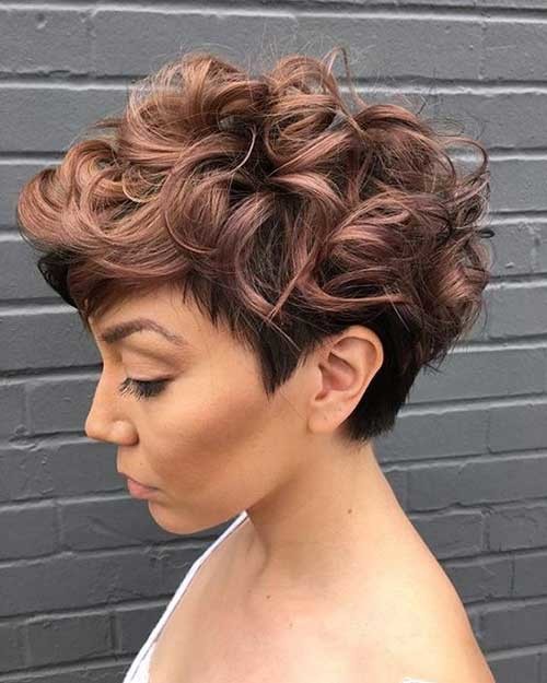 Curly Pixie Style