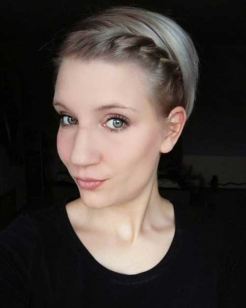 Cute Braided Front Short Hair