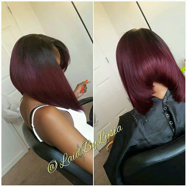 Dark Burgundy Hair Color