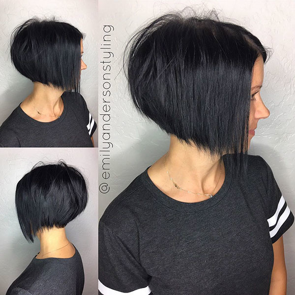 Dark Inverted Bob