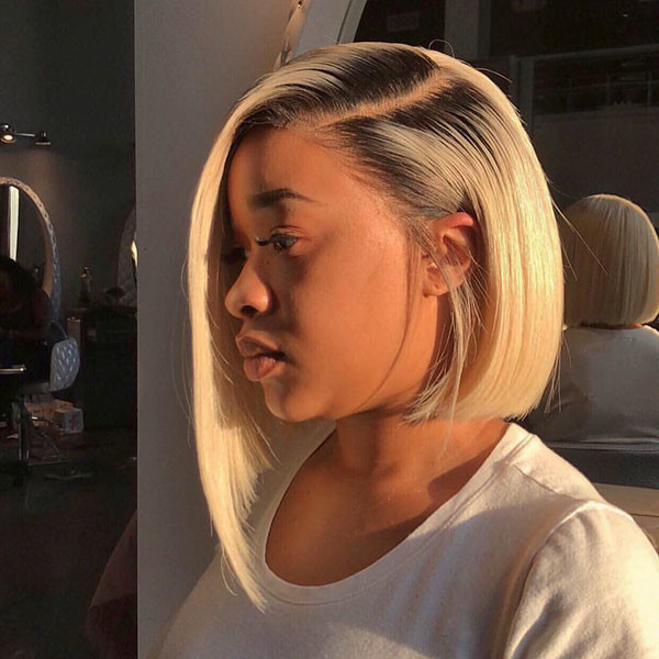 Fine Asymmetrical Haircut