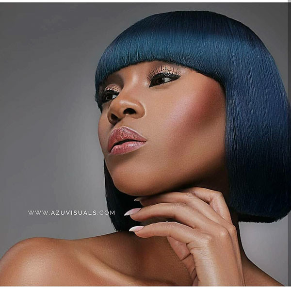 French Bob for Black Women