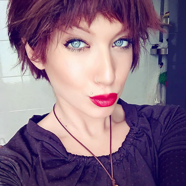 Full Bangs Short Hair