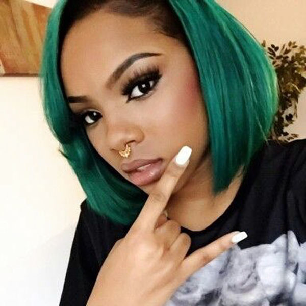 Green Colored Bob