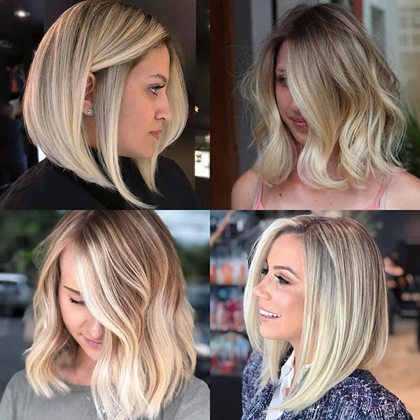 Inverted Blonde Bob Ideas