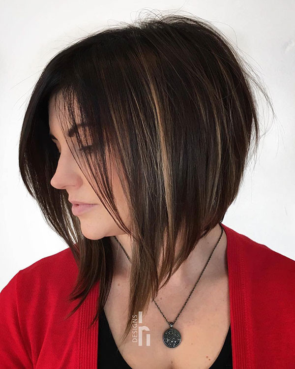 Layered Inverted Bob Hair