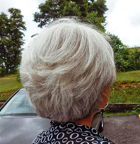 Layered Stacked Blonde Hair