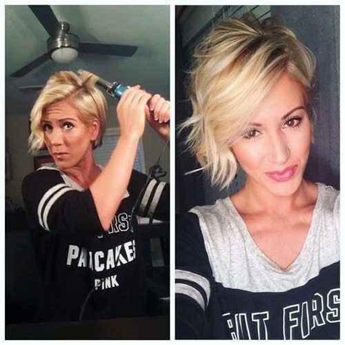 Long Bangs Pixie Cut
