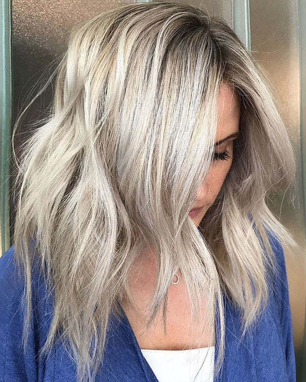 Long Bob Wavy Hair