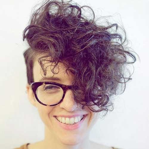 Long Pixie Cut with Messy Top
