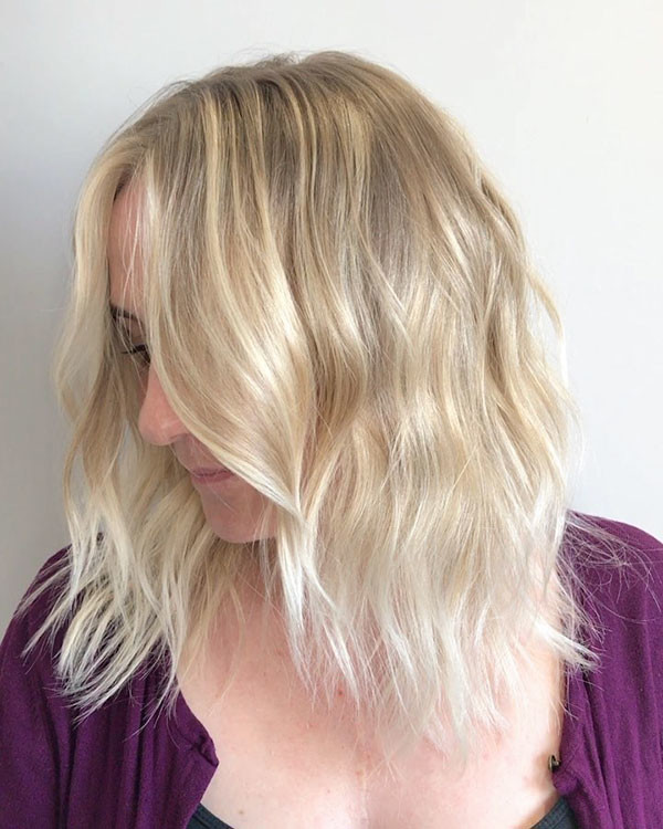 Long Wavy Bob Cut