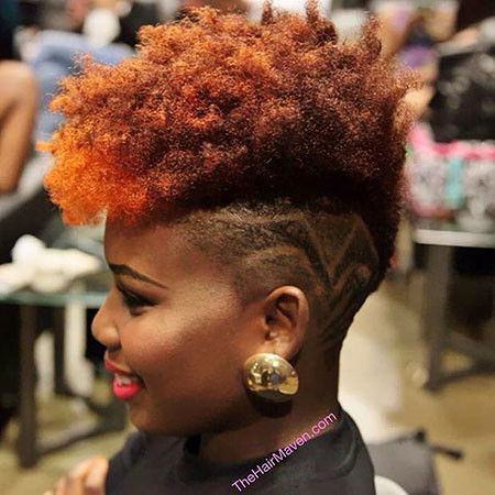 Mohawk Hairstyle with Shaved Sides