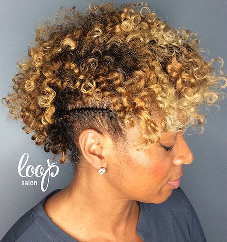Mohawk Style with Braided Sides