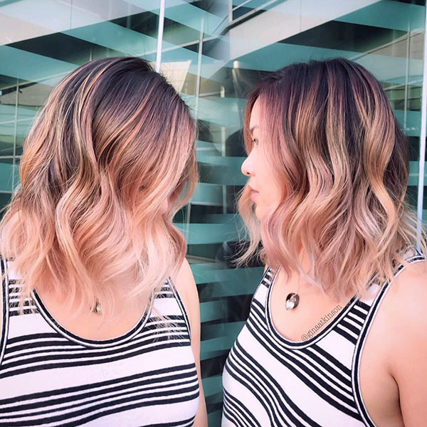 Pink Blonde Hair